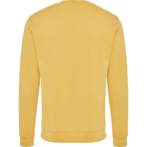 Iqoniq Zion Rundhals-Sweater Aus Recycelter Baumwolle , ochre yellow, 50% recycelte und 50% biologische Baumwolle, XXL, 78,00cm x 1,00cm (Länge x Höhe), Bild 2