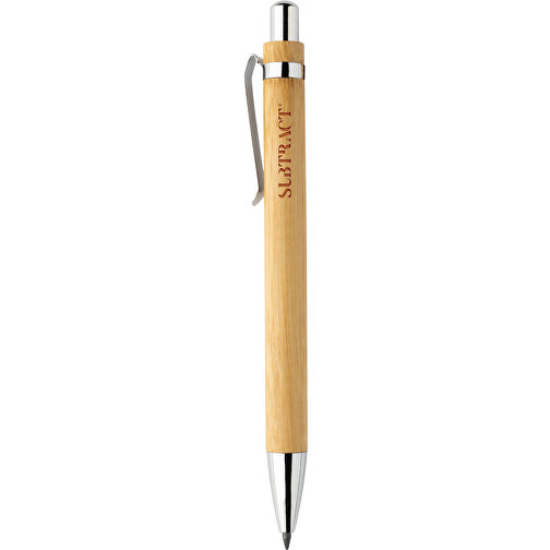 Pynn Bambus Infinity-Stift , braun, Bambus FSC® zertifiziert, 13,80cm (Höhe), Bild 5