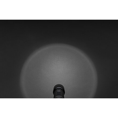 Heavy-Duty USB-Taschenlampe Aus RCS Recyceltem Aluminium , schwarz, Recycelte Aluminiumlegierung, 19,10cm (Höhe), Bild 8