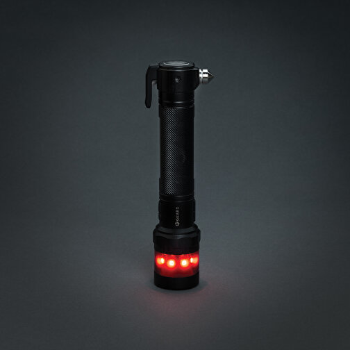 Gear X Hochleistungs-Auto-Leuchte Aus RCS Recyceltem Alu , schwarz, Aluminium - recycelt, 16,20cm x 3,20cm (Länge x Höhe), Bild 7