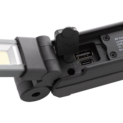 Gear X lampe de travail USB rechargeable en RCS rec. ABS, Image 11