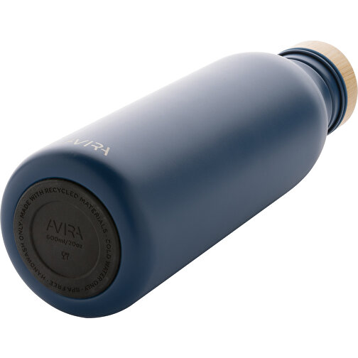 Avira Alcor 600ml Wasserflasche Aus RCS Rec. Stainless-Steel , blau, Rostfreier Stahl - recycelt, 22,50cm (Höhe), Bild 5