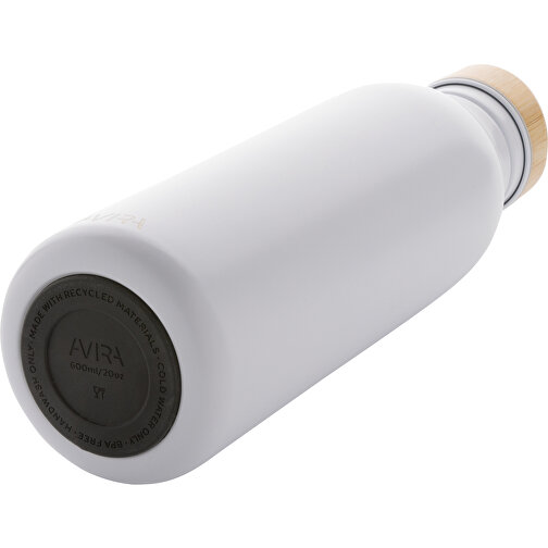 Avira Alcor 600ml Wasserflasche Aus RCS Rec. Stainless-Steel , weiss, Rostfreier Stahl - recycelt, 22,50cm (Höhe), Bild 5