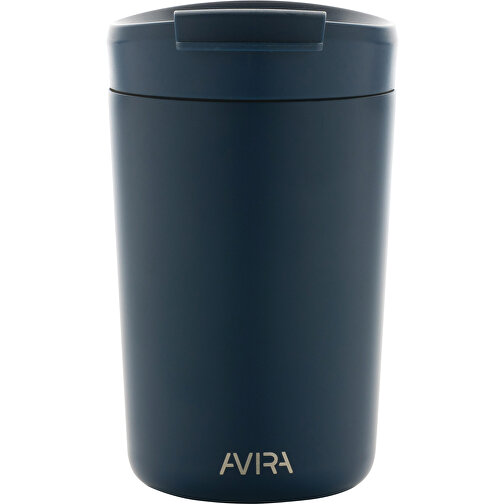 Avira Alya RCS Recycelter Stainless-Steel Becher 300ml , navy blau, Rostfreier Stahl - recycelt, 13,80cm (Höhe), Bild 4