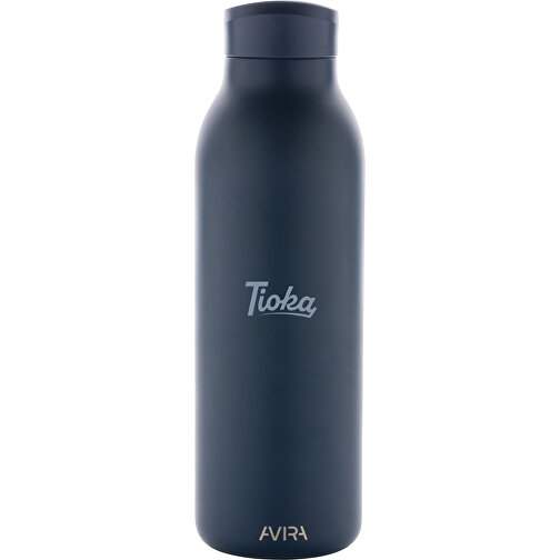 Avira Avior RCS Recycelte Stainless-Steel Flasche 500ml , navy blau, Rostfreier Stahl - recycelt, 22,30cm (Höhe), Bild 8