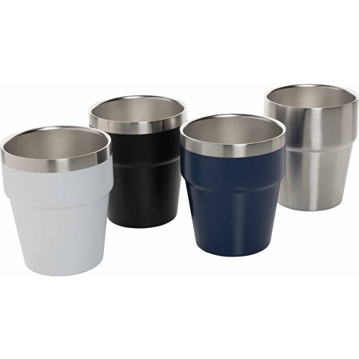 Clark Doppelwandige RCS Kaffeetasse 300ml , navy blau, Rostfreier Stahl - recycelt, 9,70cm (Höhe), Bild 4