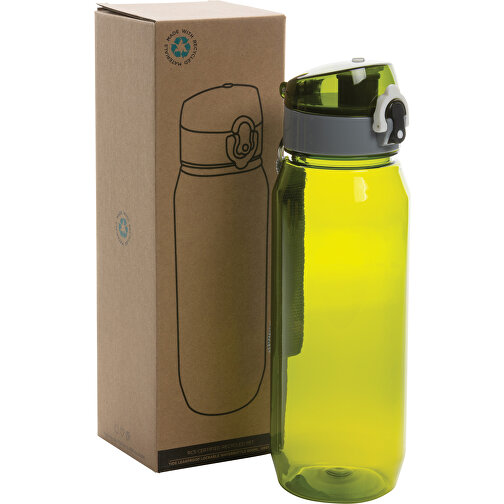 Yide Verschliessbare Wasserflasche Aus RCS Rec. PET, 800ml , grün, PET - recycelt, 25,00cm (Höhe), Bild 10