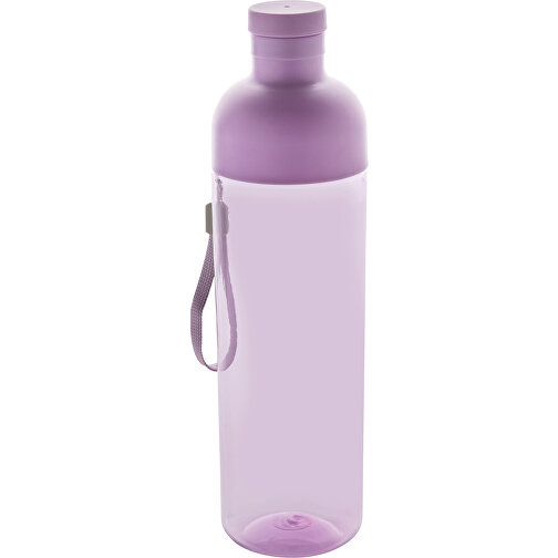 Impact Auslaufsichere Wasserflasche Aus RCS Recyc. PET 600ml , lila, PET - recycelt, 24,30cm (Höhe), Bild 1