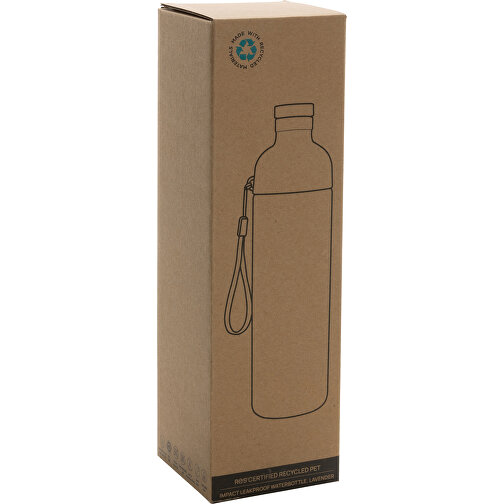 Impact Auslaufsichere Wasserflasche Aus RCS Recyc. PET 600ml , lila, PET - recycelt, 24,30cm (Höhe), Bild 10