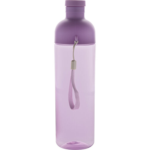 Impact Auslaufsichere Wasserflasche Aus RCS Recyc. PET 600ml , lila, PET - recycelt, 24,30cm (Höhe), Bild 4