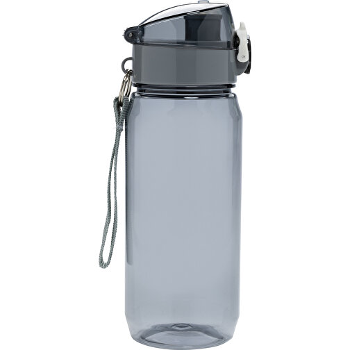 Yide RCS  RPET Verschließbare Wasserflasche 600ml , schwarz, PET - recycelt, 21,40cm (Höhe), Bild 3