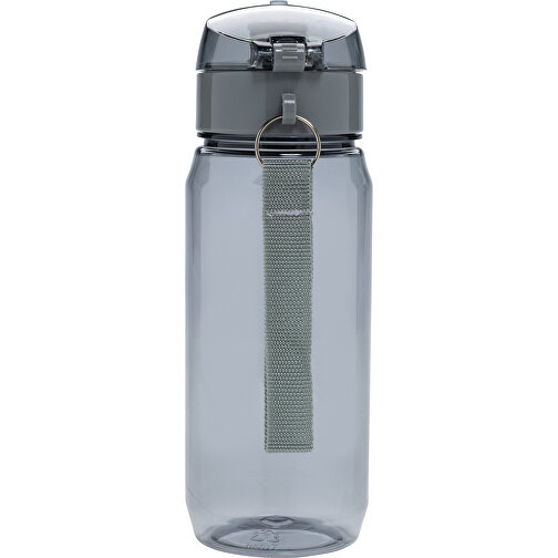 Yide RCS  RPET Verschließbare Wasserflasche 600ml , schwarz, PET - recycelt, 21,40cm (Höhe), Bild 4