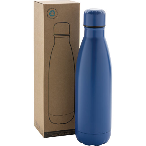 Eureka Einwandige Wasserflasche Aus RCS Rec. Stainless-Steel , blau, Rostfreier Stahl - recycelt, 25,80cm (Höhe), Bild 7