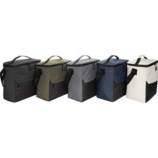 Kazu AWARE™ RPET Kühltasche , grau, PET - recycelt, 23,00cm x 26,00cm (Länge x Höhe), Bild 6