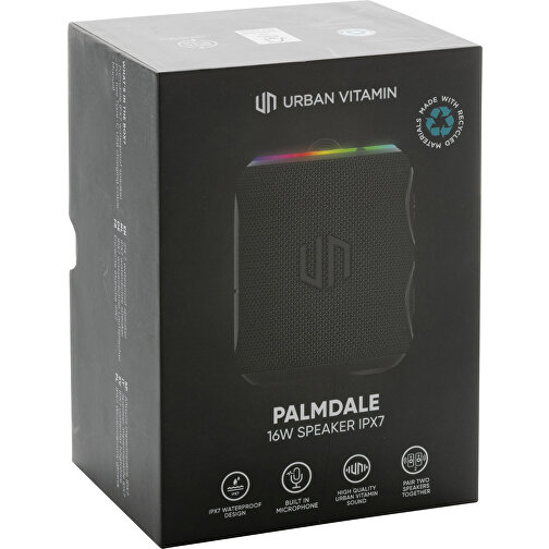 Urban Vitamin Palmdale 16W IPX 7 højttaler lavet af RCS rPlastik, Billede 14