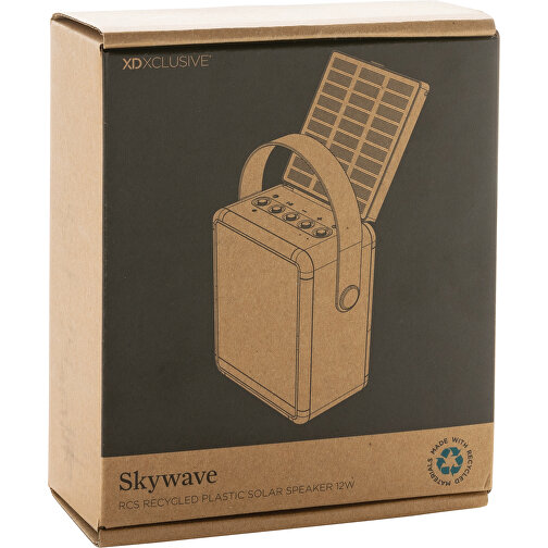 Altavoz solar Skywave de 12 W fabricado con plástico reciclado RCS, Imagen 17