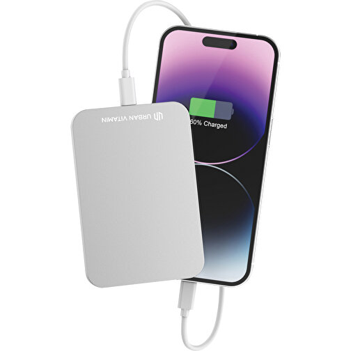 Urban Vitamin Burbank 3000mAh powerbank tillverkad av RCS-plast/aluminium, Bild 6