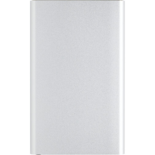 4.000mAh Type-C Powerbank Aus RCS Recyeltem ABS & Aluminium , silber, Recycelte Aluminiumlegierung, 11,00cm x 1,00cm (Länge x Höhe), Bild 4