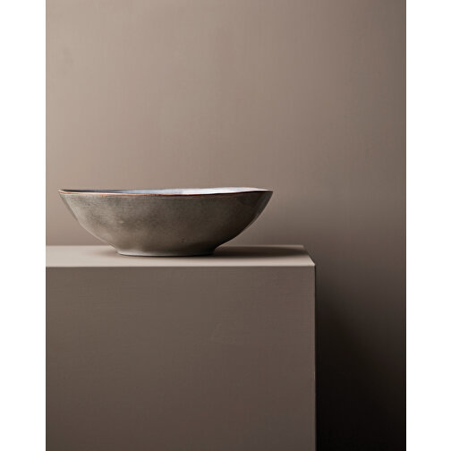 Nomimono Tiefe Schale, 30cm , beige, Steingut, 30,00cm x 9,00cm (Länge x Höhe), Bild 4