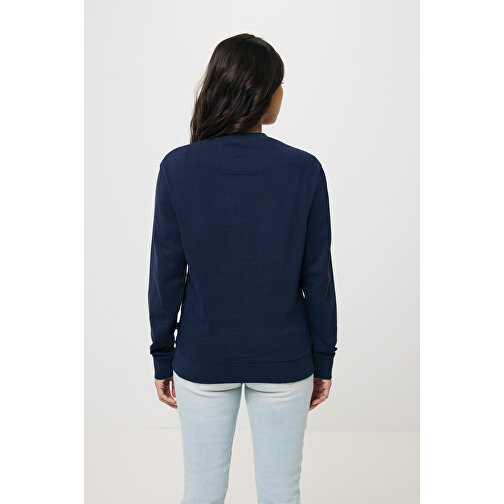 Iqoniq Zion Rundhals-Sweater Aus Recycelter Baumwolle , navy blau, 50% recycelte und 50% biologische Baumwolle, 5XL, 83,00cm x 1,00cm (Länge x Höhe), Bild 14