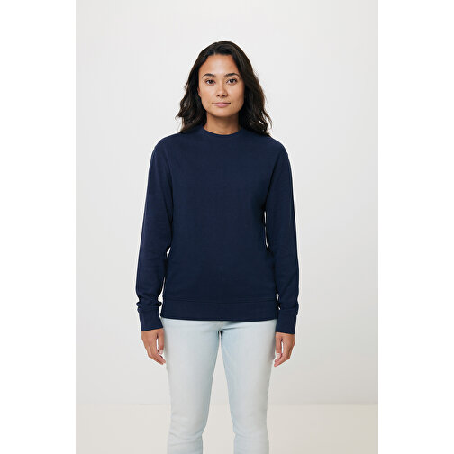 Iqoniq Zion Rundhals-Sweater Aus Recycelter Baumwolle , navy blau, 50% recycelte und 50% biologische Baumwolle, 4XL, 82,00cm x 1,00cm (Länge x Höhe), Bild 10