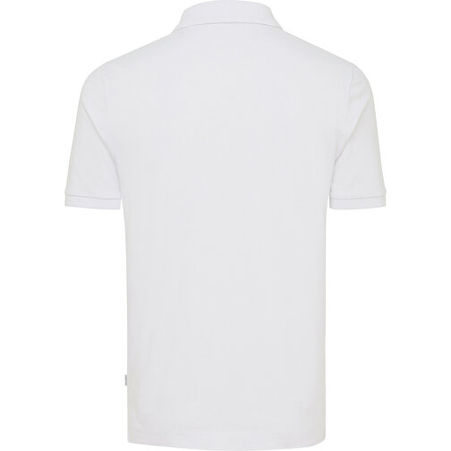 Iqoniq Yosemite Piqué-Poloshirt Aus Recycelter Baumwolle , weiß, 50% recycelte und 50% biologische Baumwolle, 4XL, 81,50cm x 0,50cm (Länge x Höhe), Bild 2