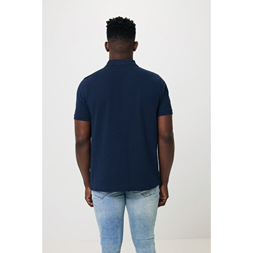 Iqoniq Yosemite Piqué-Poloshirt Aus Recycelter Baumwolle , navy blau, 50% recycelte und 50% biologische Baumwolle, 5XL, 82,50cm x 0,50cm (Länge x Höhe), Bild 17