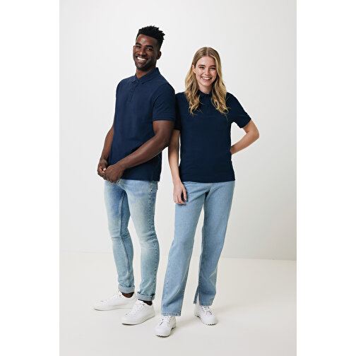 Iqoniq Yosemite Piqué-Poloshirt Aus Recycelter Baumwolle , navy blau, 50% recycelte und 50% biologische Baumwolle, 5XL, 82,50cm x 0,50cm (Länge x Höhe), Bild 4