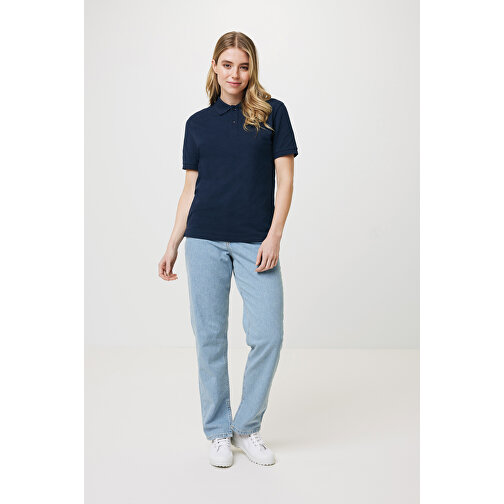 Iqoniq Yosemite Piqué-Poloshirt Aus Recycelter Baumwolle , navy blau, 50% recycelte und 50% biologische Baumwolle, 5XL, 82,50cm x 0,50cm (Länge x Höhe), Bild 7