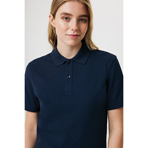 Iqoniq Yosemite Piqué-Poloshirt Aus Recycelter Baumwolle , navy blau, 50% recycelte und 50% biologische Baumwolle, 4XL, 81,50cm x 0,50cm (Länge x Höhe), Bild 20