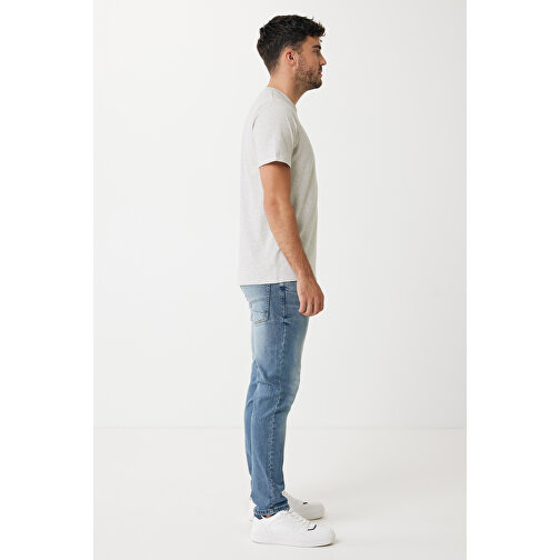 Iqoniq Sierra Lightweight T-Shirt Aus Recycelter Baumwolle , ungefärbte helles Grau, 30% recycelte und 70% biologische Baumwolle, XXL, 79,00cm x 1,00cm (Länge x Höhe), Bild 7