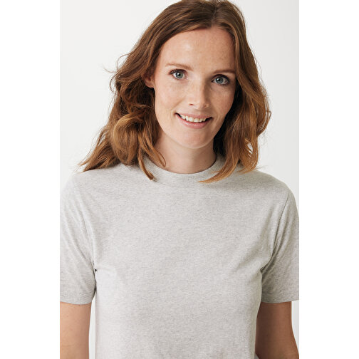 Iqoniq Sierra Lightweight T-Shirt Aus Recycelter Baumwolle , ungefärbte helles Grau, 30% recycelte und 70% biologische Baumwolle, XS, 65,00cm x 1,00cm (Länge x Höhe), Bild 11