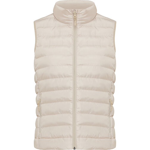 Iqoniq Meru Damen Bodywarmer Aus Recyceltem Polyester , beige, 100% recyceltes Polyester, S, 60,00cm x 0,50cm (Länge x Höhe), Bild 1