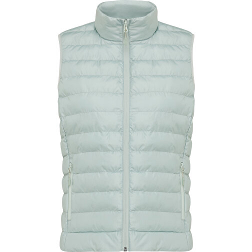 Iqoniq Meru Damen Bodywarmer Aus Recyceltem Polyester , Iceberg green, 100% recyceltes Polyester, S, 60,00cm x 0,50cm (Länge x Höhe), Bild 1