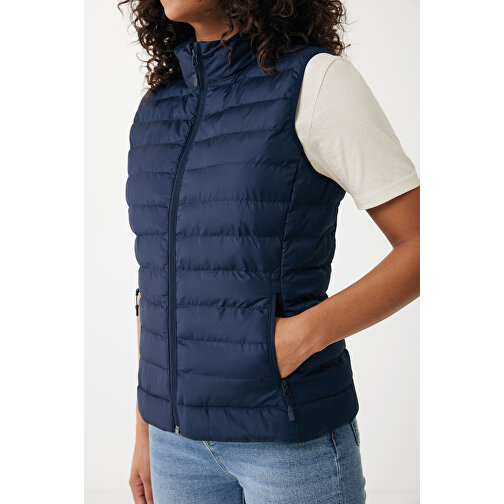 Iqoniq Meru Damen Bodywarmer Aus Recyceltem Polyester , navy blau, 100% recyceltes Polyester, XXL, 68,00cm x 0,50cm (Länge x Höhe), Bild 8