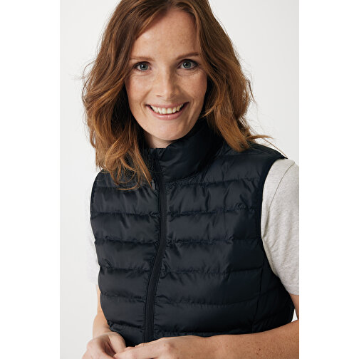 Iqoniq Meru Damen Bodywarmer Aus Recyceltem Polyester , schwarz, 100% recyceltes Polyester, XXXL, 68,00cm x 0,50cm (Länge x Höhe), Bild 9