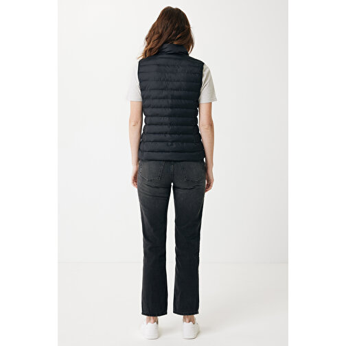 Iqoniq Meru Damen Bodywarmer Aus Recyceltem Polyester , schwarz, 100% recyceltes Polyester, XXS, 52,00cm x 0,50cm (Länge x Höhe), Bild 7