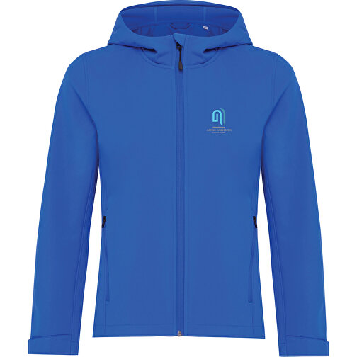 Iqoniq Makalu Damen Softshelljacke Aus Recyceltem Polyester , Königsblau, 91% recyceltes Polyester, 7% recyceltes TPU, 2% Elastan, XL, 70,00cm x 3,00cm (Länge x Höhe), Bild 10