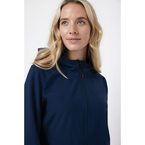 Iqoniq Makalu Damen Softshelljacke Aus Recyceltem Polyester , navy blau, 91% recyceltes Polyester, 7% recyceltes TPU, 2% Elastan, XXL, 72,00cm x 3,00cm (Länge x Höhe), Bild 12