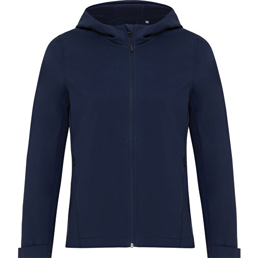 Iqoniq Makalu Damen Softshelljacke Aus Recyceltem Polyester , navy blau, 91% recyceltes Polyester, 7% recyceltes TPU, 2% Elastan, XS, 62,00cm x 2,50cm (Länge x Höhe), Bild 1