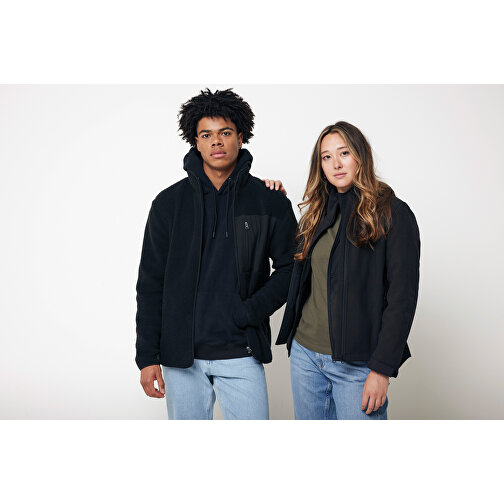 Iqoniq Makalu Damen Softshelljacke Aus Recyceltem Polyester , schwarz, 91% recyceltes Polyester, 7% recyceltes TPU, 2% Elastan, M, 66,00cm x 2,50cm (Länge x Höhe), Bild 14