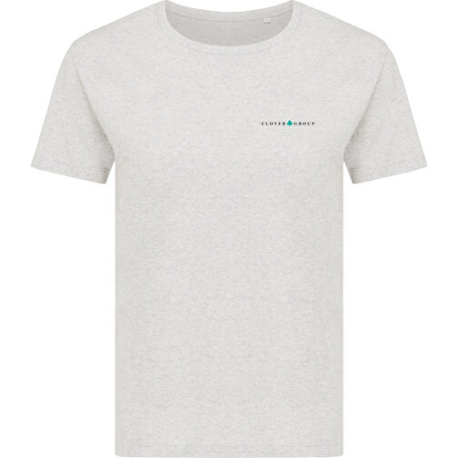 Iqoniq Yala Damen T-Shirt Aus Recycelter Baumwolle , ungefärbte helles Grau, 30% recycelte und 70% biologische Baumwolle, L, 69,00cm x 1,00cm (Länge x Höhe), Bild 3