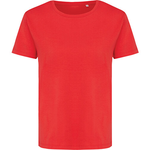 Iqoniq Yala Damen T-Shirt Aus Recycelter Baumwolle , luscious red, 30% recycelte und 70% biologische Baumwolle, XXL, 73,00cm x 1,00cm (Länge x Höhe), Bild 1