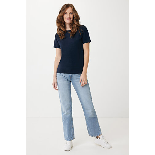 Iqoniq Yala Damen T-Shirt Aus Recycelter Baumwolle , navy blau, 30% recycelte und 70% biologische Baumwolle, XXS, 59,00cm x 0,50cm (Länge x Höhe), Bild 3