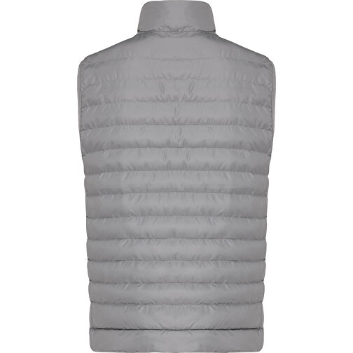 Iqoniq Meru Herren Bodywarmer Aus Recyceltem Polyester , Silbergrau, 100% recyceltes Polyester, XL, 73,00cm x 0,50cm (Länge x Höhe), Bild 2