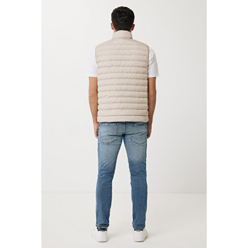 Iqoniq Meru Herren Bodywarmer Aus Recyceltem Polyester , beige, 100% recyceltes Polyester, XXL, 75,00cm x 0,50cm (Länge x Höhe), Bild 6