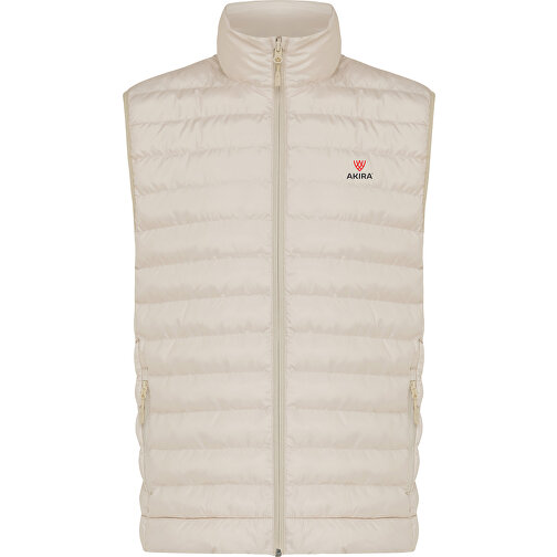 Iqoniq Meru Herren Bodywarmer Aus Recyceltem Polyester , beige, 100% recyceltes Polyester, L, 71,00cm x 0,50cm (Länge x Höhe), Bild 12