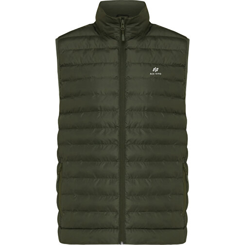 Iqoniq Meru Herren Bodywarmer Aus Recyceltem Polyester , khaki, 100% recyceltes Polyester, XL, 73,00cm x 0,50cm (Länge x Höhe), Bild 11