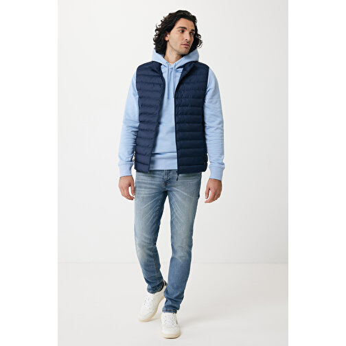 Iqoniq Meru Herren Bodywarmer Aus Recyceltem Polyester , navy blau, 100% recyceltes Polyester, XXXL, 77,00cm x 0,50cm (Länge x Höhe), Bild 5