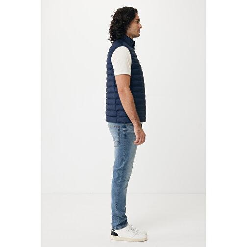 Iqoniq Meru Herren Bodywarmer Aus Recyceltem Polyester , navy blau, 100% recyceltes Polyester, XXXL, 77,00cm x 0,50cm (Länge x Höhe), Bild 8